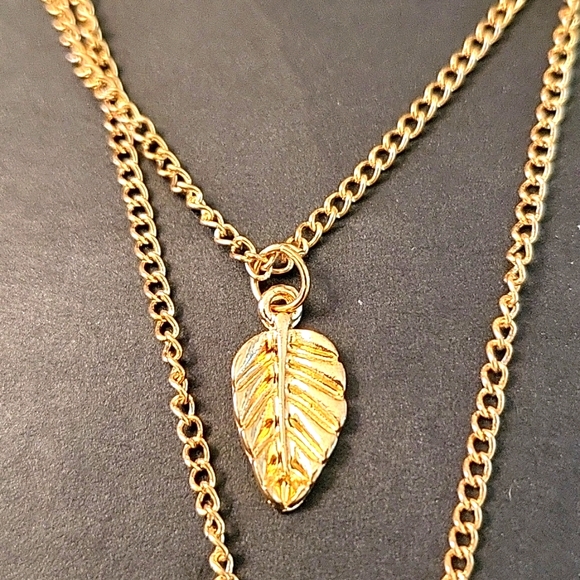 NEW Rose-Gold-Tone Triple Strand Charm Layering Necklace - Picture 8 of 11